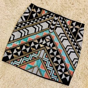 Express Sequin Skirt